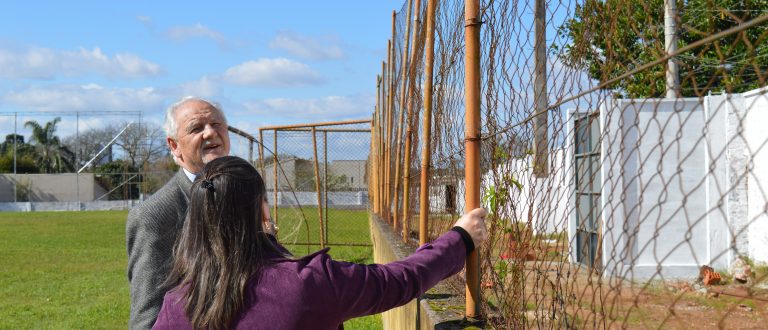 Prefeito Ghignatti vistoria obras no Joaquim Vidal