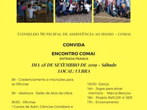 Encontro do Comai acontece no próximo sábado na Ulbra