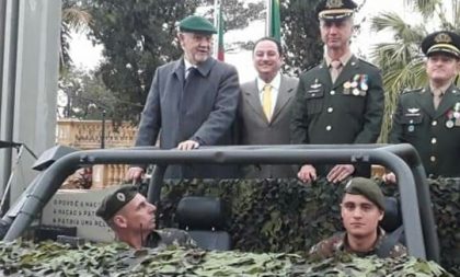 Em Cachoeira do Sul só os militares desfilaram