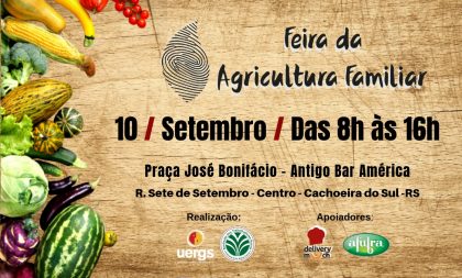 Feira da Agricultura Familiar será atração na Praça Bonifácio