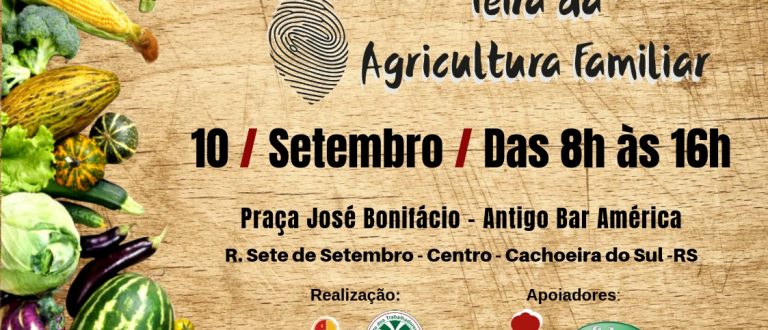 Feira da Agricultura Familiar será atração na Praça Bonifácio