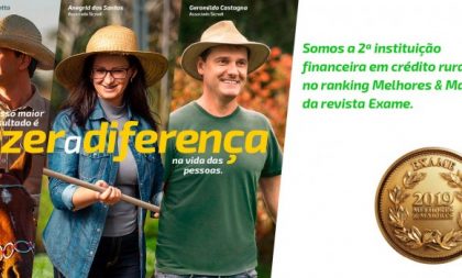 Sicredi conquista 2º lugar no ranking de Crédito Rural do anuário Melhores & Maiores 2019