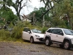 O saldo dos estragos causados pelo temporal na região de Cachoeira do Sul