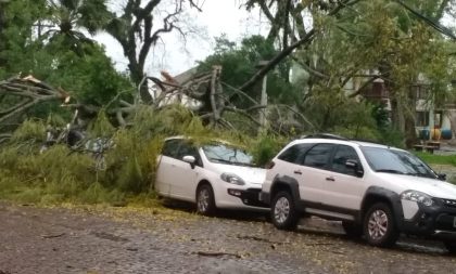 O saldo dos estragos causados pelo temporal na região de Cachoeira do Sul