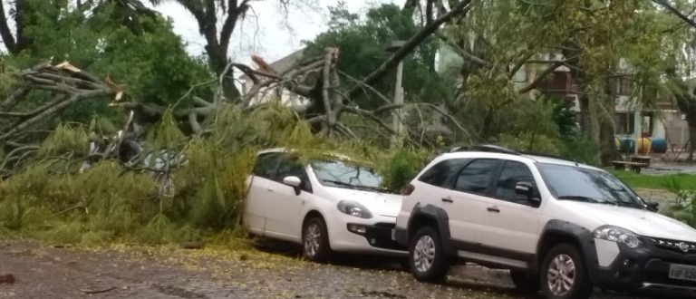 O saldo dos estragos causados pelo temporal na região de Cachoeira do Sul