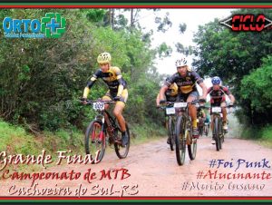 Muita água na final do MTB de Cachoeira do Sul