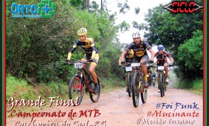 Muita água na final do MTB de Cachoeira do Sul