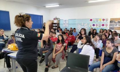 Polícia Civil realiza o Papo de Responsa com estudantes