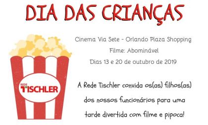 Rede Tischler proporciona sessão de cinema para filhos dos funcionários