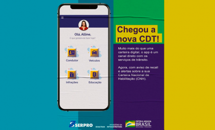 Carteira Digital vai incluir notificações de vencimento da CNH e recall