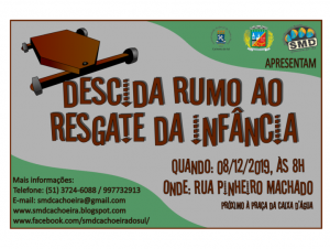 UFSM-CS realiza uma Descida Rumo ao Resgate da Infância