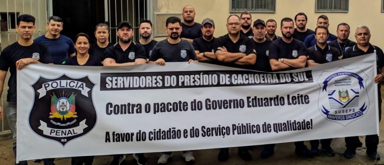 Susepe integra mobilização contra pacote de Eduardo Leite