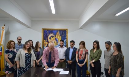 Prefeitura e UFSM assinam termos de cooperação técnica