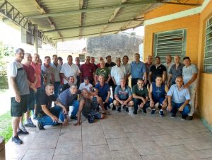 Veteranos de 1980 do 3º BE se encontram em Cachoeira