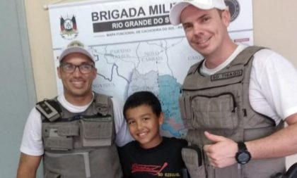 Menino que sonha em ser policial ganha surpresa da BM