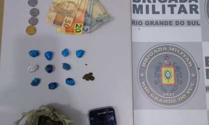 Menores são apreendidos com drogas no Centro