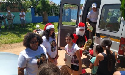 Brigada leva legado da Sd Marciele no Natal Solidário para 300 crianças