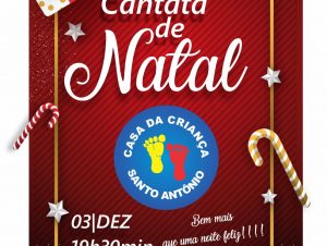 “Cantata de Natal” será na frente da Igreja Santo Antônio nesta terça (3)