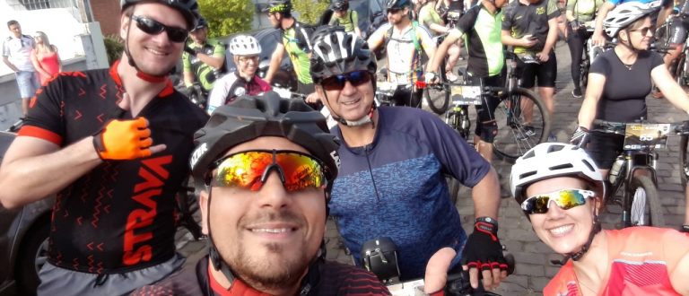 Ciclistas de Cachoeira participam da 1ª Etapa do Ciclotur em Paraíso do Sul.