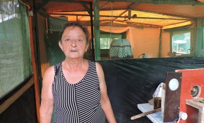 Famílias no verão se mudam para o camping da Praia Nova