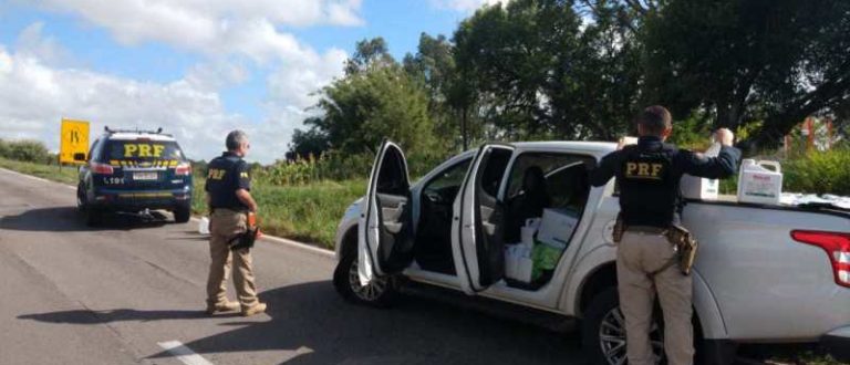 PRF apreende carga de agrotóxicos em Caçapava do Sul