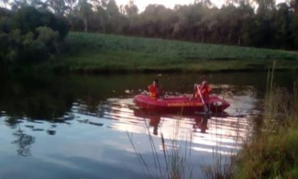 Bombeiros de Cachoeira do Sul fazem buscas a homem que desapareceu em açude