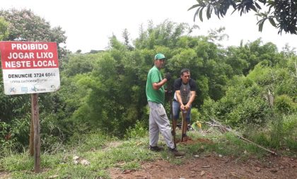 Após a limpeza do lixão, chega a vez de conscientizar a comunidade