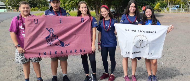 Escoteiros do Grupo Ibiraiaras vão a evento em Foz do Iguaçu