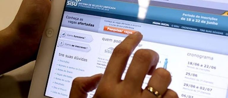 Estudantes podem se inscrever no Sisu a partir desta terça-feira