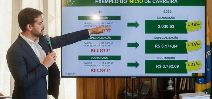 Veja como fica a nova proposta de Leite ao magistério