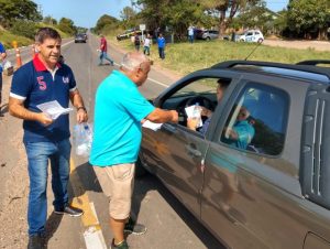 Grupo realiza ato em defesa da conclusão da duplicação da BR-290