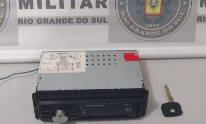 BM de Cachoeira do Sul prende homem por furto de veículo