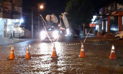 Queda de cabos de telefonia e internet interrompe principal acesso à zona norte