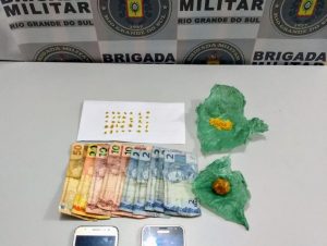 Brigada prende homem por tráfico de drogas