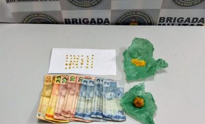 Brigada prende homem por tráfico de drogas