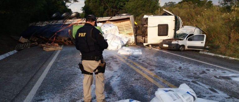 Acidente resulta em morte na BR-290