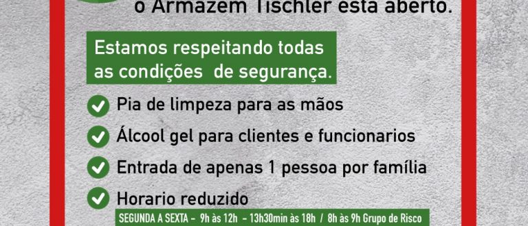 Armazém Tischler está de portas abertas