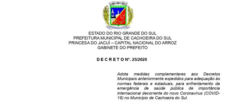 Prefeitura publica novo edital com empreendimentos e serviços que podem funcionar em Cachoeira do Sul