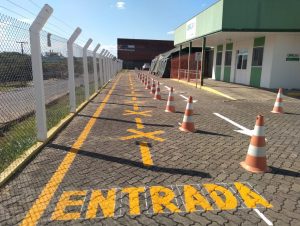 Cachoeira x Coronavírus: Central de Triagem pronta para funcionar no pátio da UPA