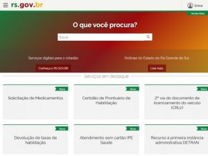 Governo do Estado disponibiliza novos serviços digitais no portal rs.gov.br