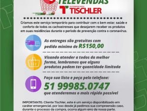 Rede Tischler cria o televendas para facilitar as compras dos clientes