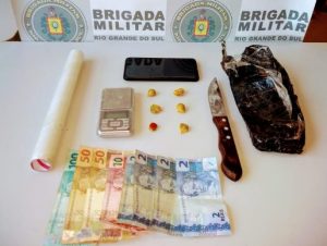 BM apreende adolescente de 16 anos por tráfico de drogas no Bairro Barcelos