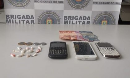 BM prende homem por tráfico de drogas no Bairro Cristo Rei