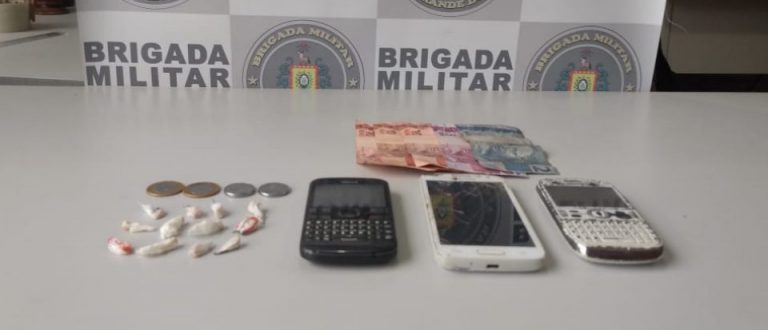 BM prende homem por tráfico de drogas no Bairro Cristo Rei