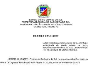 Decreto da Prefeitura vai contra decisão do governador