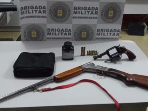 BM apreende armas no Ponche Verde