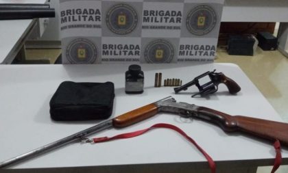 BM apreende armas no Ponche Verde