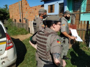 BM Cachoeira do Sul realiza Operação para fiscalizar medidas protetivas