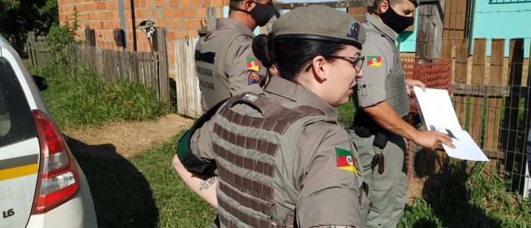 BM Cachoeira do Sul realiza Operação para fiscalizar medidas protetivas