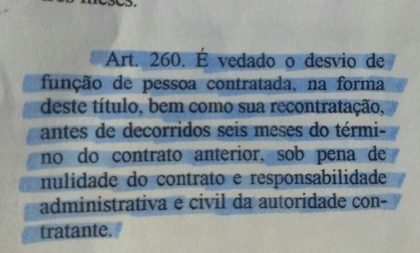 Câmara alerta que recontratação de monitores esbarra em lei municipal